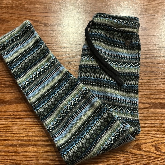 Sugar and Bruno young girls Patterned sweater knit Jogger Pants draw string XS - Picture 11 of 11